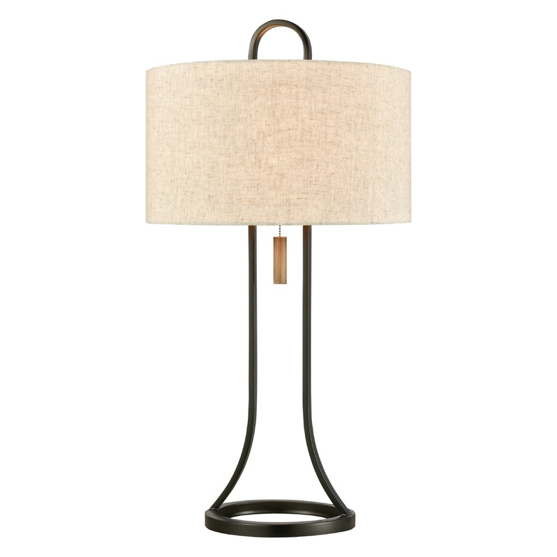 ELK STUDIO 77137 Seed 31'' High 1-Light Table Lamp - Dark Bronze