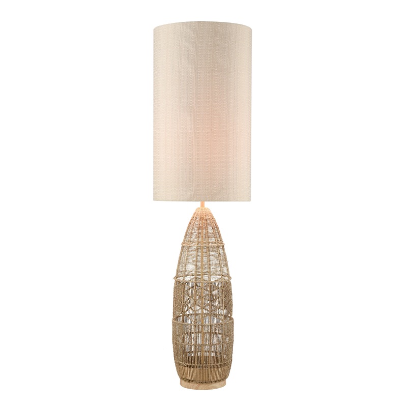ELK STUDIO D4554 Husk 55'' High 1-Light Floor Lamp - Natural