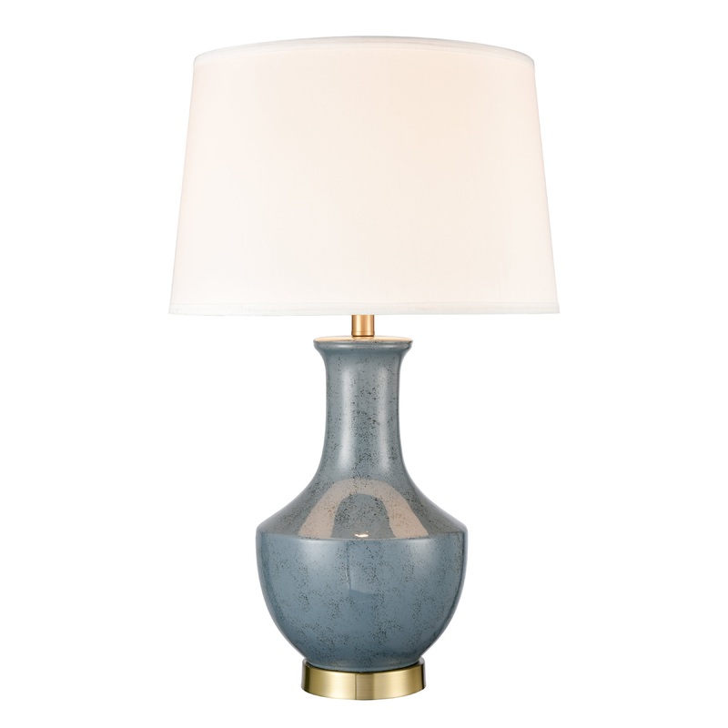 ELK STUDIO S0019-8022 Nina Grove 28'' High 1-Light Table Lamp - Blue