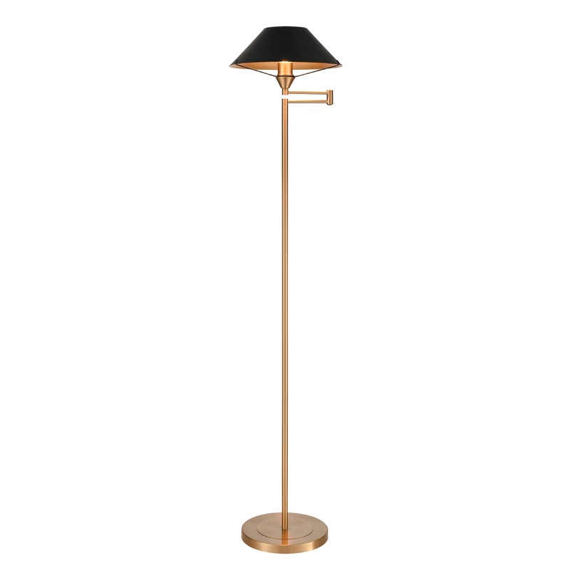 ELK STUDIO S0019-9605 Arcadia 63'' High 1-Light Floor Lamp - Aged Brass
