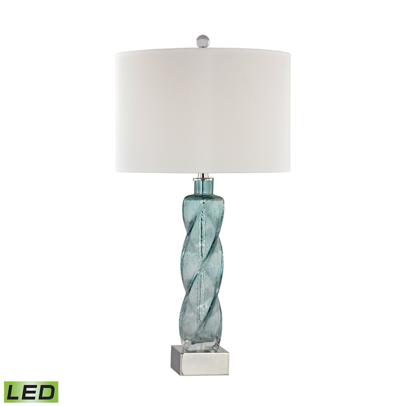 ELK SIGNATURE D3047-LED Springtide 29'' High 1-Light Table Lamp - Aqua - Includes LED Bulb