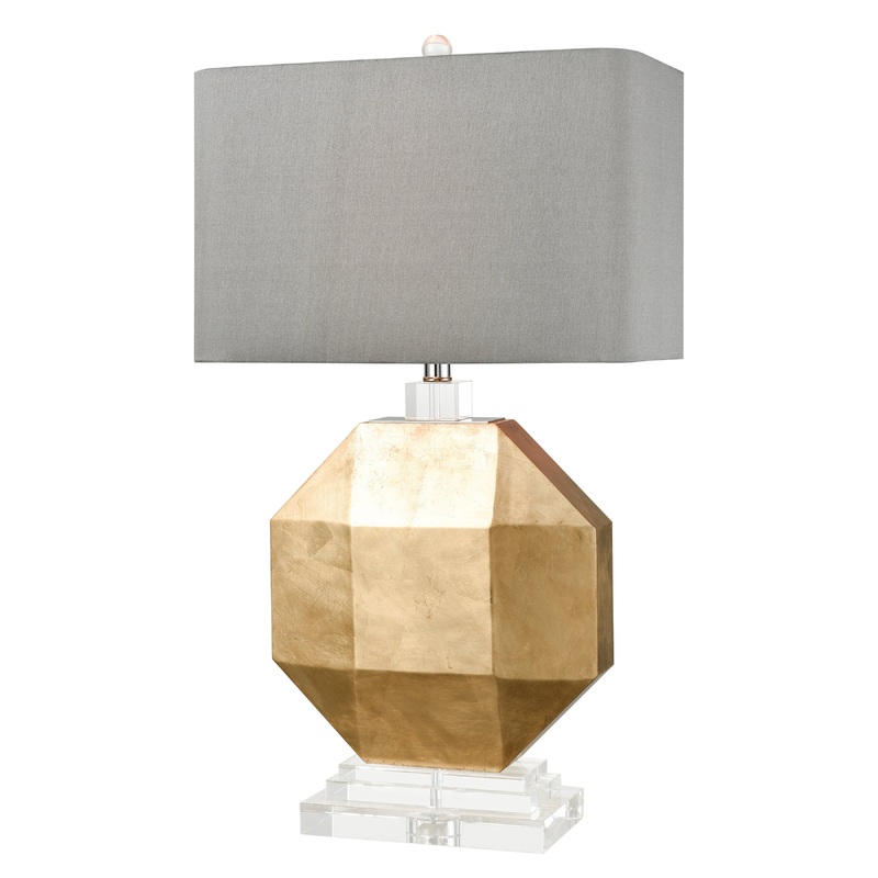 ELK SIGNATURE D3619 Alcazaba 29.5'' High 1-Light Table Lamp - Gold Leaf