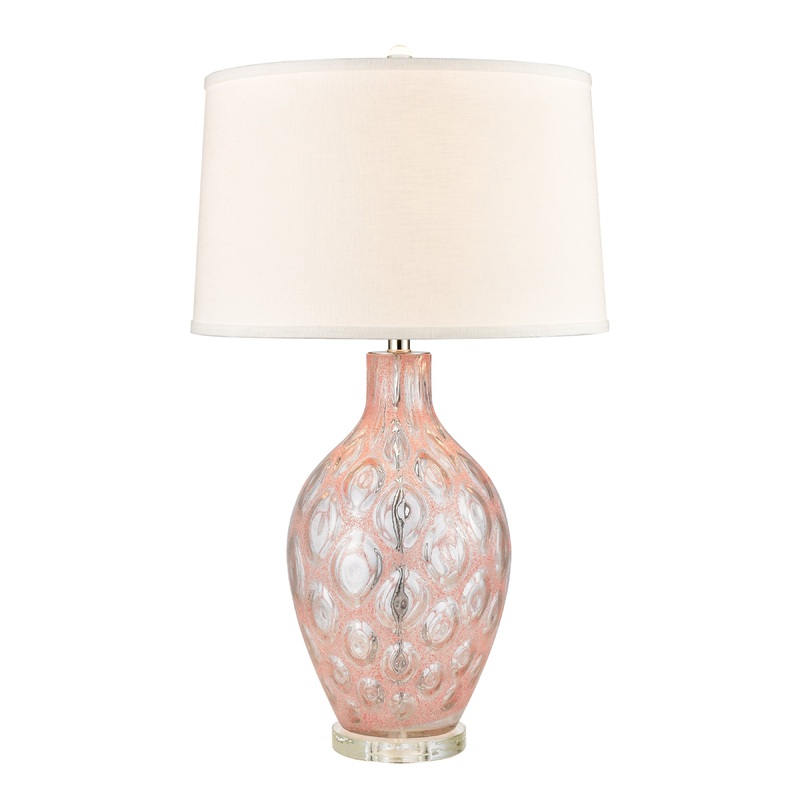 ELK SIGNATURE D4707 Bayside 31'' High 1-Light Table Lamp - Pink