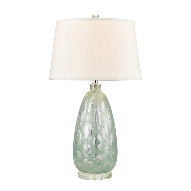 ELK SIGNATURE D4708 Bayside Blues 29'' High 1-Light Table Lamp - Mint