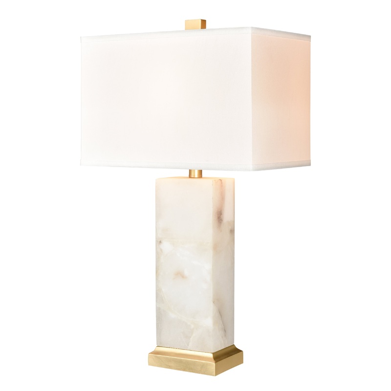 ELK SIGNATURE H0019-8006 Helain 27'' High 1-Light Table Lamp - White