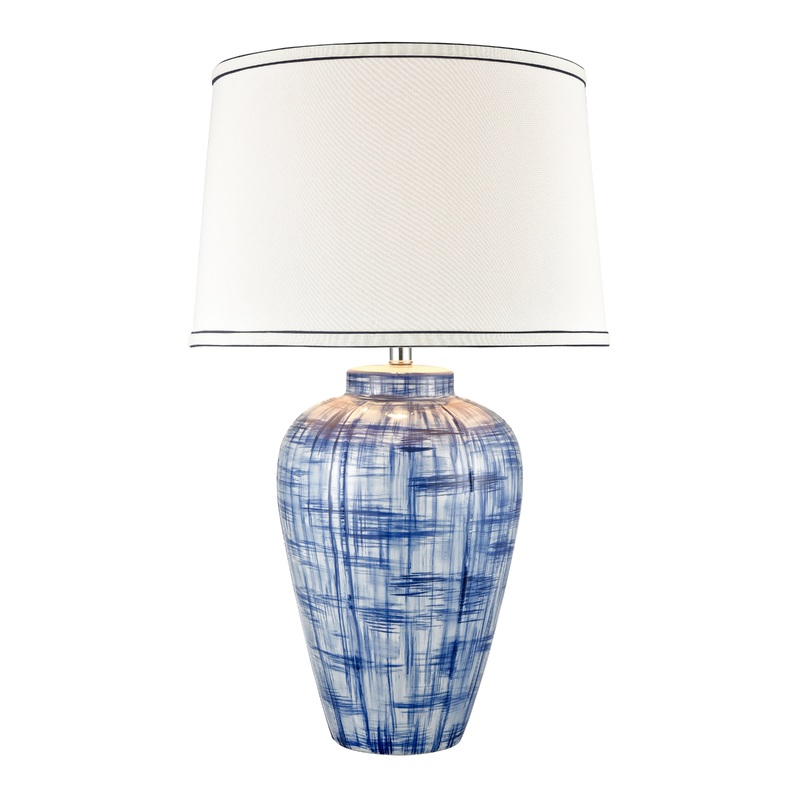 ELK SIGNATURE H0019-8021 Bellcrossing 31'' High 1-Light Table Lamp - Blue