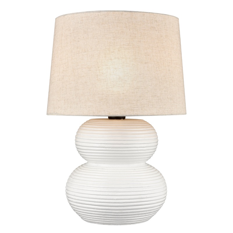 ELK SIGNATURE H0019-8561 Phillipa 25'' High 1-Light Outdoor Table Lamp - Matte White