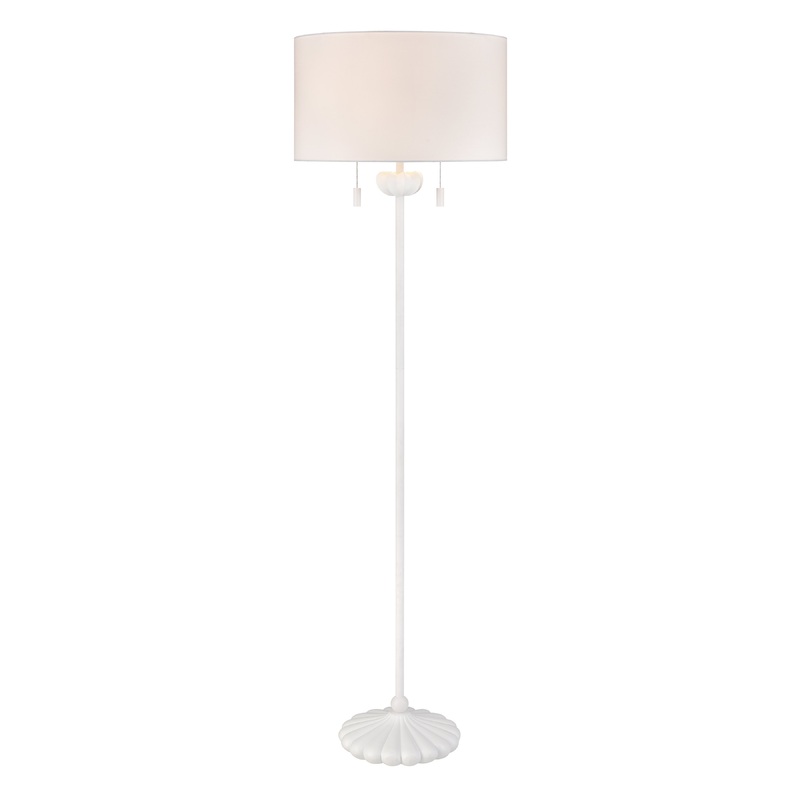 ELK SIGNATURE H0019-9608 Liliaceae 63'' High 2-Light Floor Lamp - White