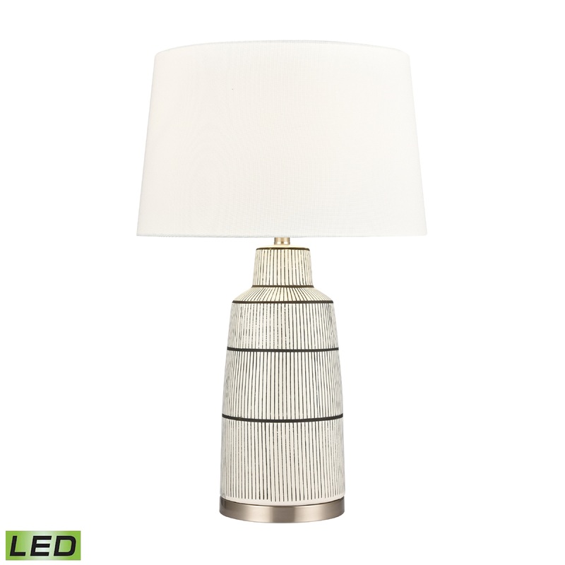 ELK STUDIO S0019-9505-LED Ansley 30'' High 1-Light Table Lamp - Gray - Includes LED Bulb