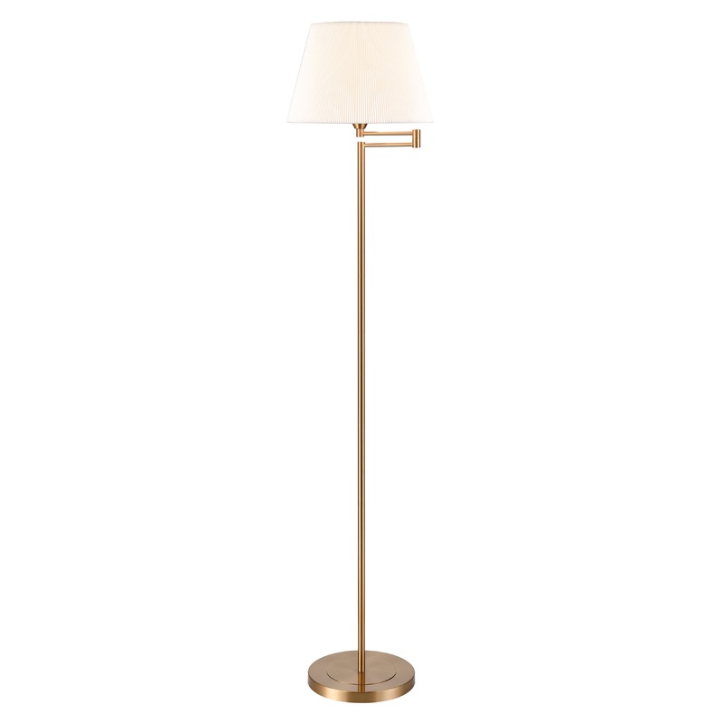 ELK STUDIO S0019-9606 Scope 65'' High 1-Light Floor Lamp - Aged Brass
