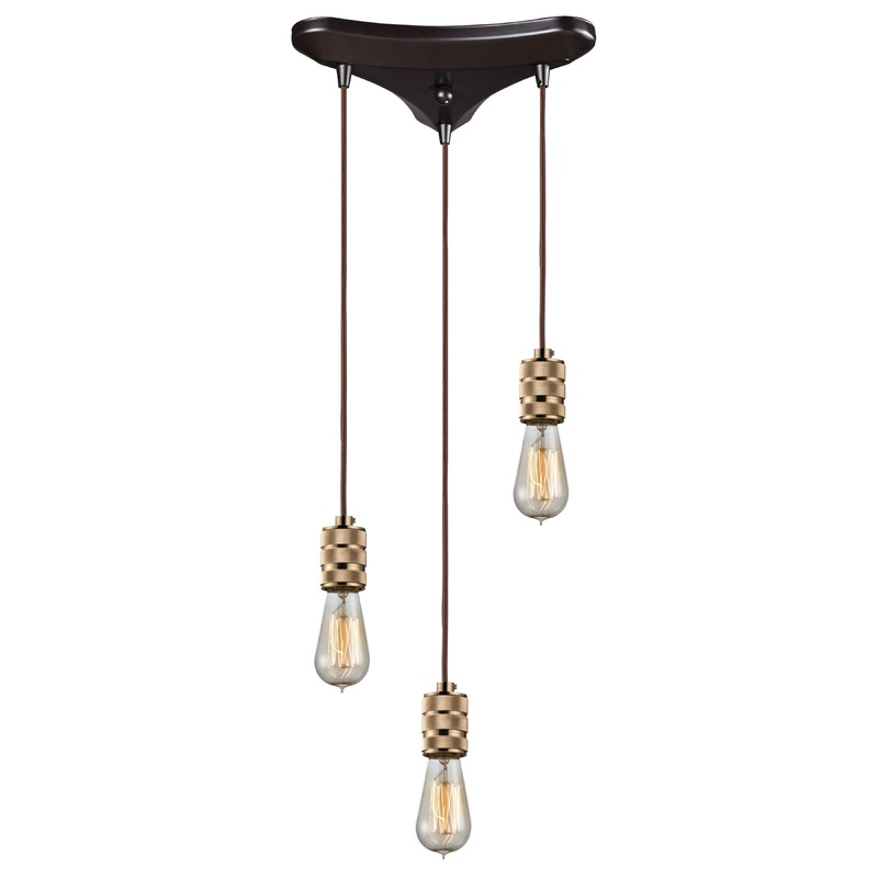 ELK SHOWROOM 14391/3 Camley 10'' Wide 3-Light Pendant - Oil Rubbed Bronze