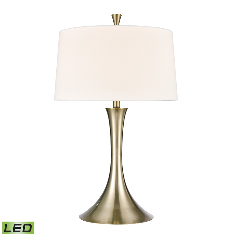 ELK SIGNATURE H019-7228-LED Branning 29'' High 1-Light Table Lamp - Antique Brass - Includes LED Bulb
