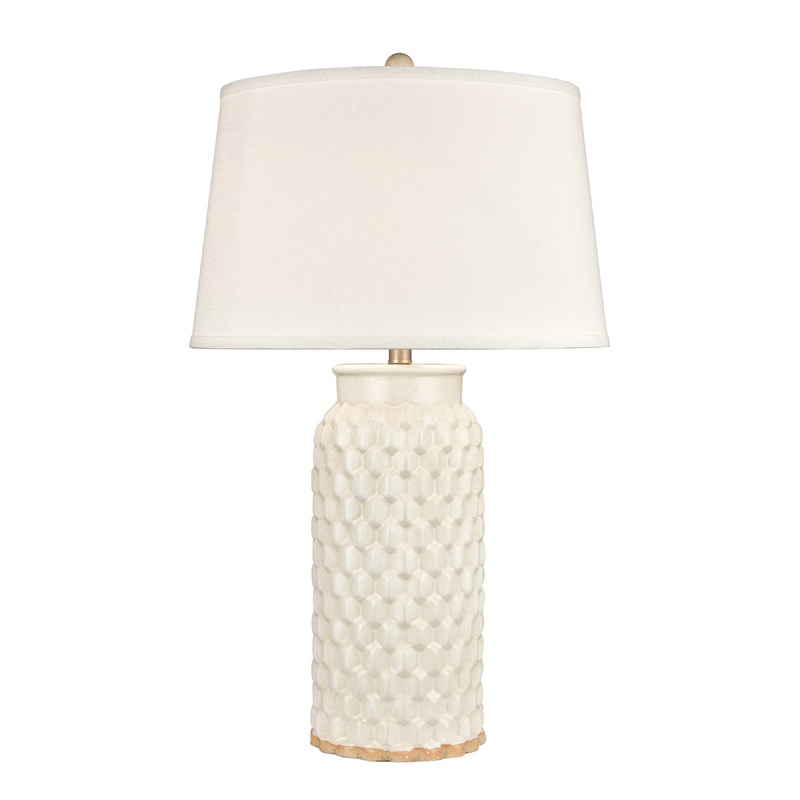ELK STUDIO S0019-9504 Bancroft Lane 30'' High 1-Light Table Lamp - White