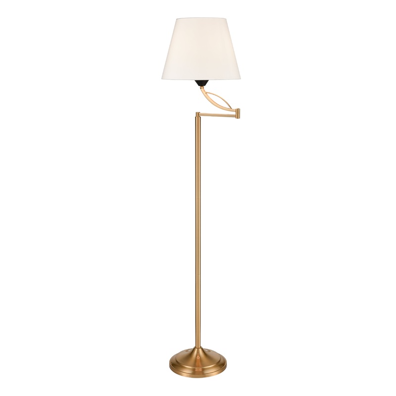 ELK STUDIO S0019-9603 Fluency 65'' High 1-Light Floor Lamp - Aged Brass