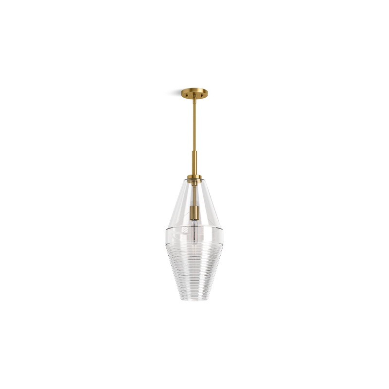 KOHLER K-42195-PE01-2GL Diamond pendant  -  Brushed Moderne Brass