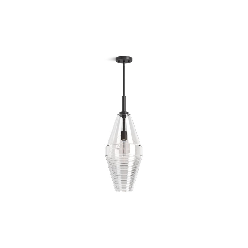 KOHLER K-42195-PE01-BLL Diamond pendant  -  Matte Black