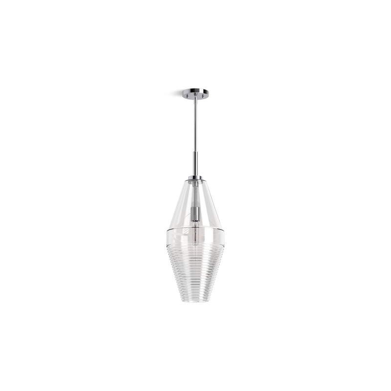 KOHLER K-42195-PE01-CPL Diamond pendant  -  Polished Chrome