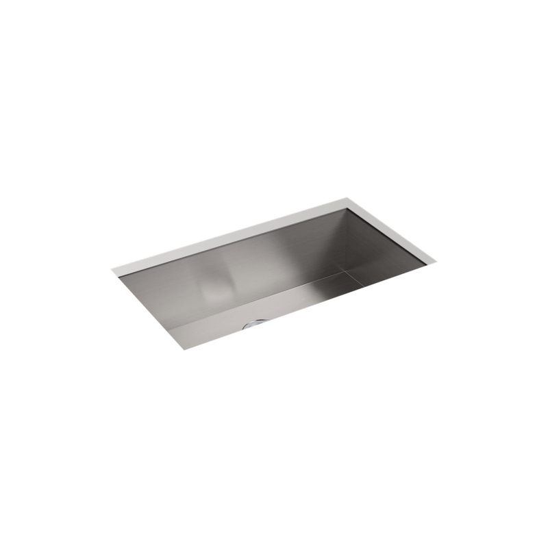 KOHLER K-RH20912-NA 32" undermount single-bowl kitchen sink  -  Stainless Steel