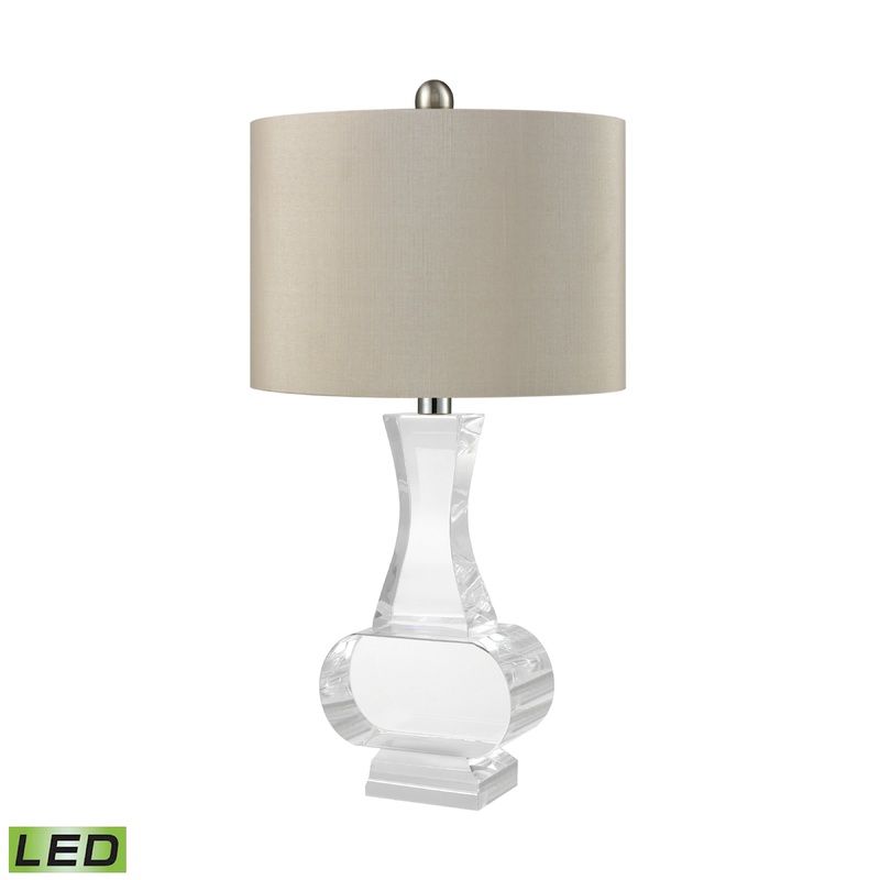 ELK SIGNATURE D3365-LED Chalette 21'' High 1-Light Table Lamp - Clear - Includes LED Bulb