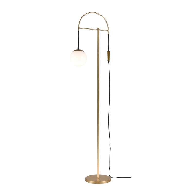 ELK SIGNATURE D4535 Malbo 71'' High 1-Light Floor Lamp - Honey Brass