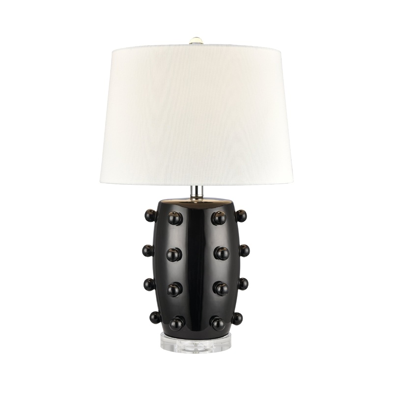 ELK SIGNATURE H0019-9500 Torny 25'' High 1-Light Table Lamp - Black