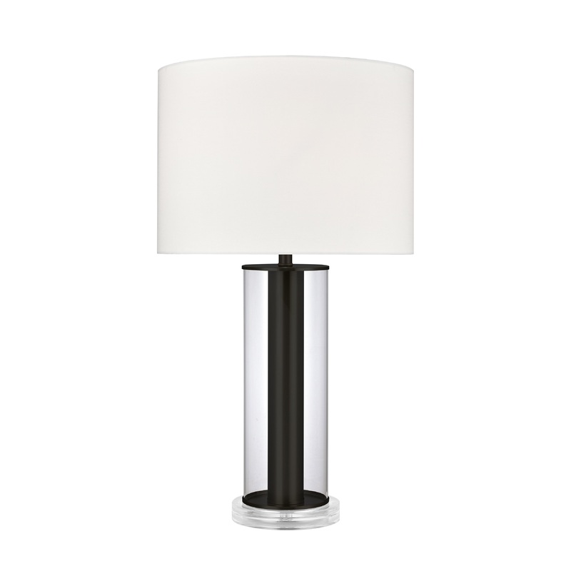 ELK SIGNATURE H0019-9507B Tower Plaza 26'' High 1-Light Table Lamp - Clear