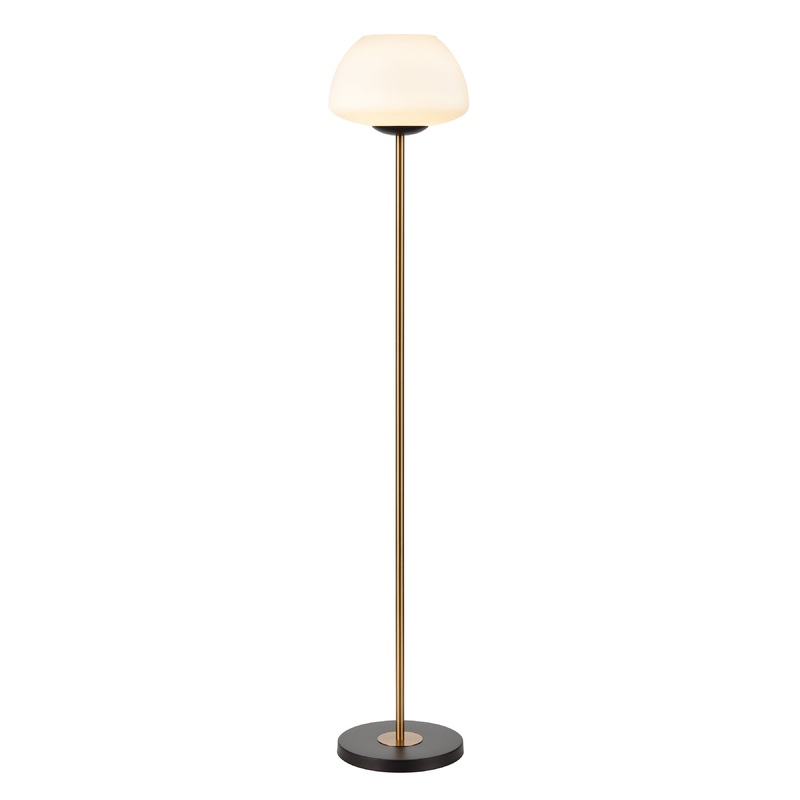 ELK SIGNATURE H0019-9585 Ali Grove 62'' High 1-Light Floor Lamp - Aged Brass