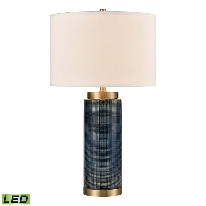 ELK STUDIO 77185-LED Concettas 28'' High 1-Light Table Lamp - Navy - Includes LED Bulb