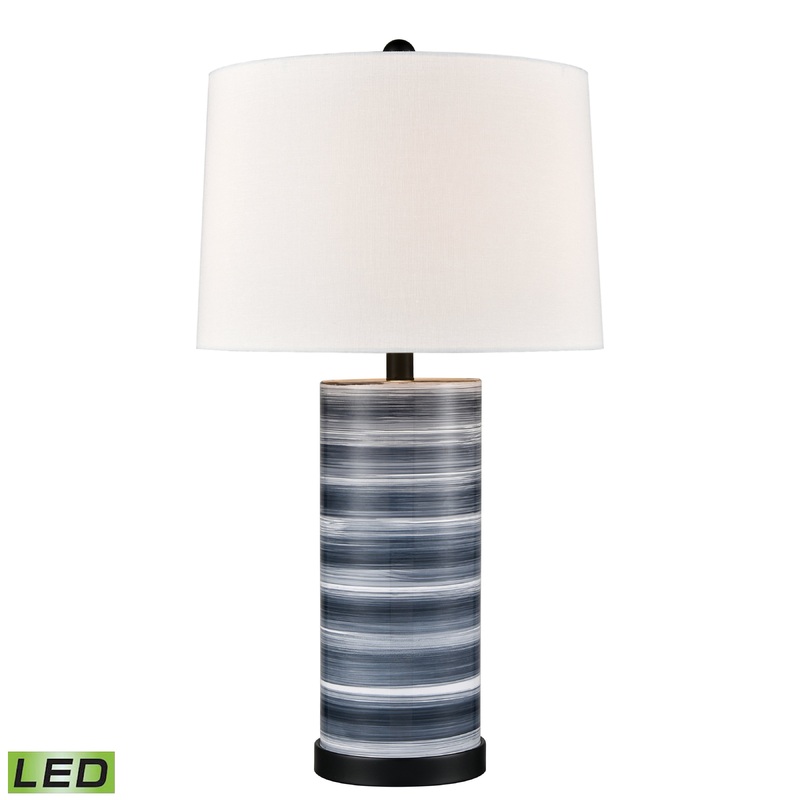 ELK STUDIO 981685-LED Santos 27'' High 1-Light Table Lamp - Blue - Includes LED Bulb