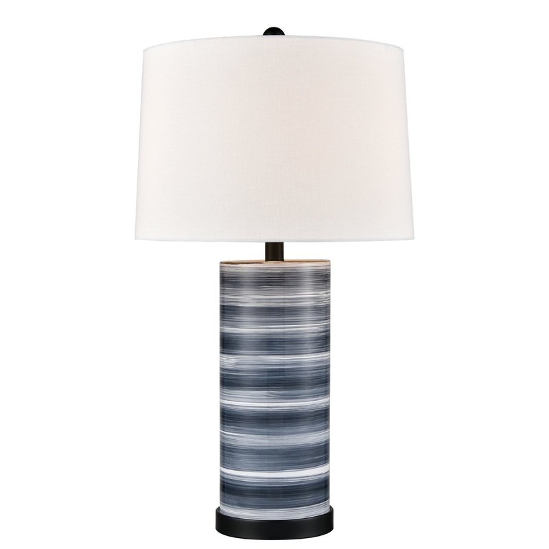 ELK STUDIO 981685 Santos 27'' High 1-Light Table Lamp - Blue