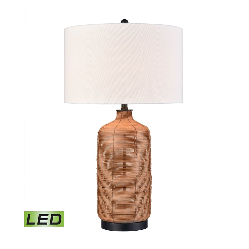 ELK STUDIO S0019-11170-LED Euclid 30'' High 1-Light Table Lamp - Natural - Includes LED Bulb