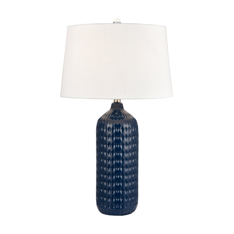 ELK STUDIO S0019-9499 Darby 28'' High 1-Light Table Lamp - Navy