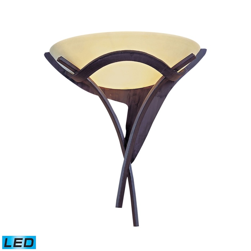 ELK SHOWROOM 001-AB-LED Aurora 18'' High 1-Light Sconce - Antique Bronze
