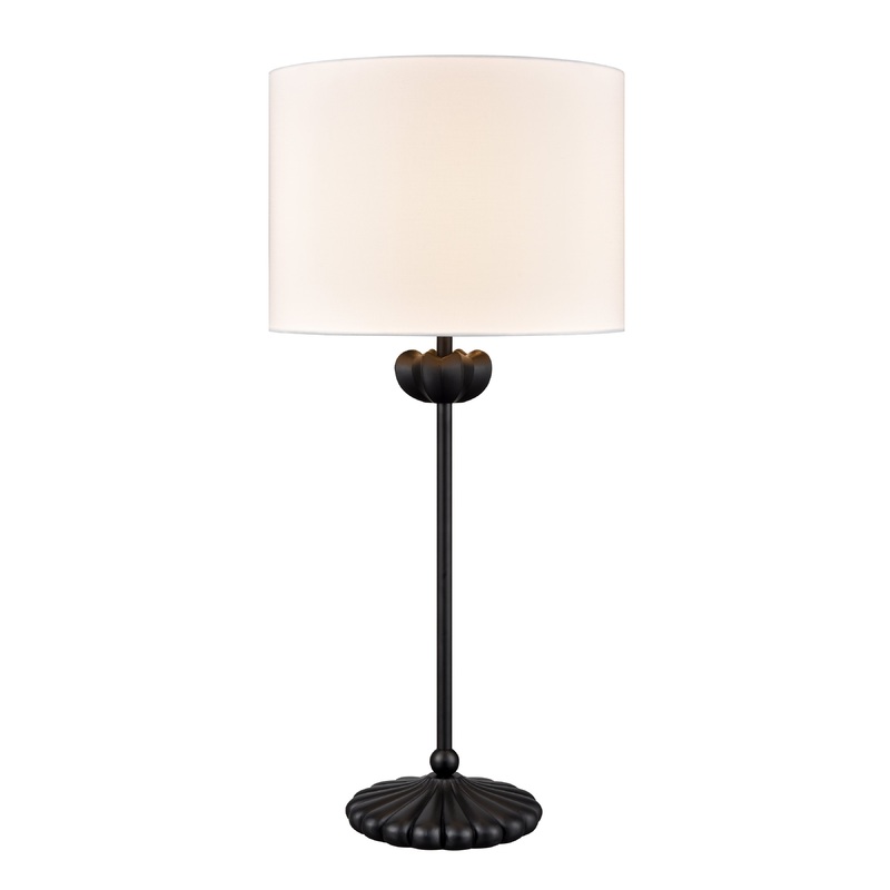 ELK SIGNATURE H0019-9611 Liliaceae 30'' High 1-Light Table Lamp - Black