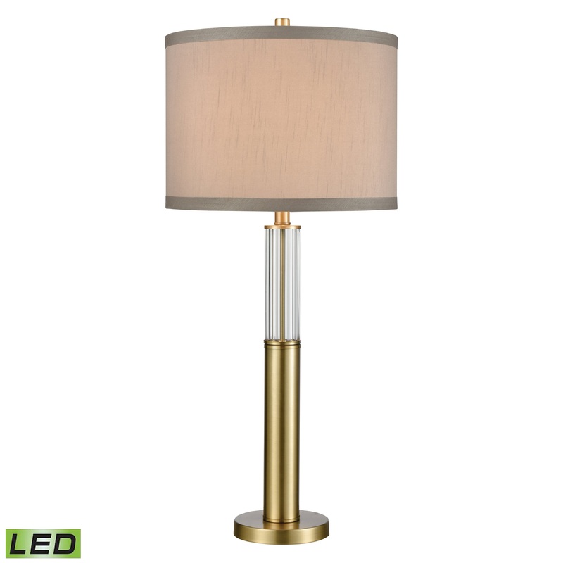 ELK STUDIO 77142-LED Cannery Row 34'' High 1-Light Table Lamp - Antique Brass - Includes LED Bulb