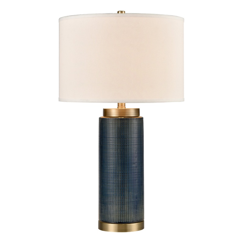 ELK STUDIO 77185 Concettas 28'' High 1-Light Table Lamp - Navy