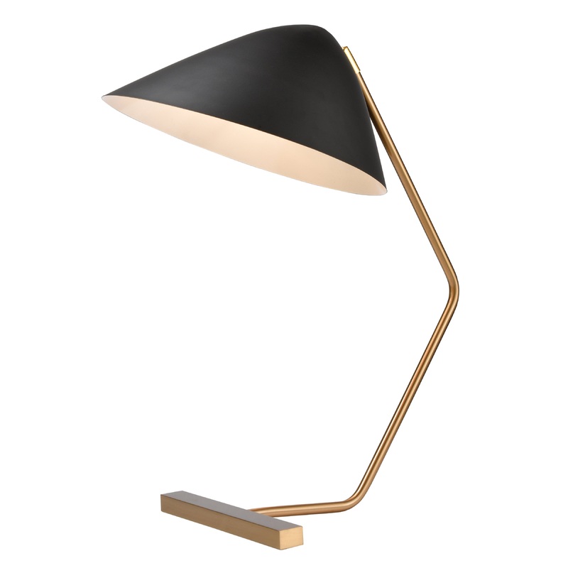 ELK STUDIO D4263 Vance 21.5'' High 1-Light Table Lamp - Black