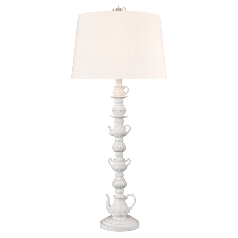 ELK STUDIO S0019-8582 Rosetta Cottage 35'' High 1-Light Table Lamp - Matte White