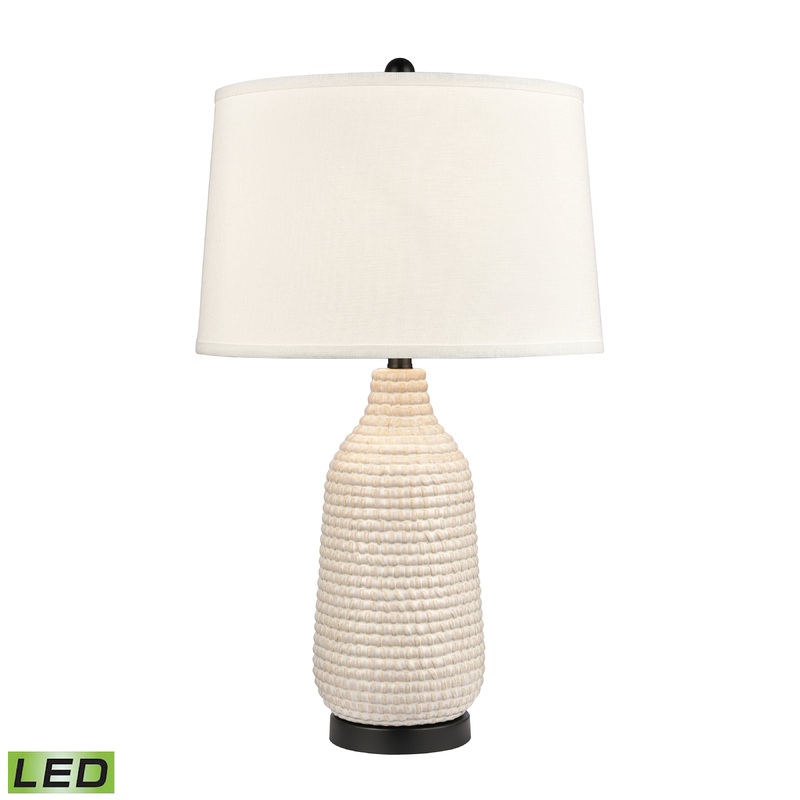 ELK STUDIO S0019-9503-LED Kari 28'' High 1-Light Table Lamp - Cream - Includes LED Bulb