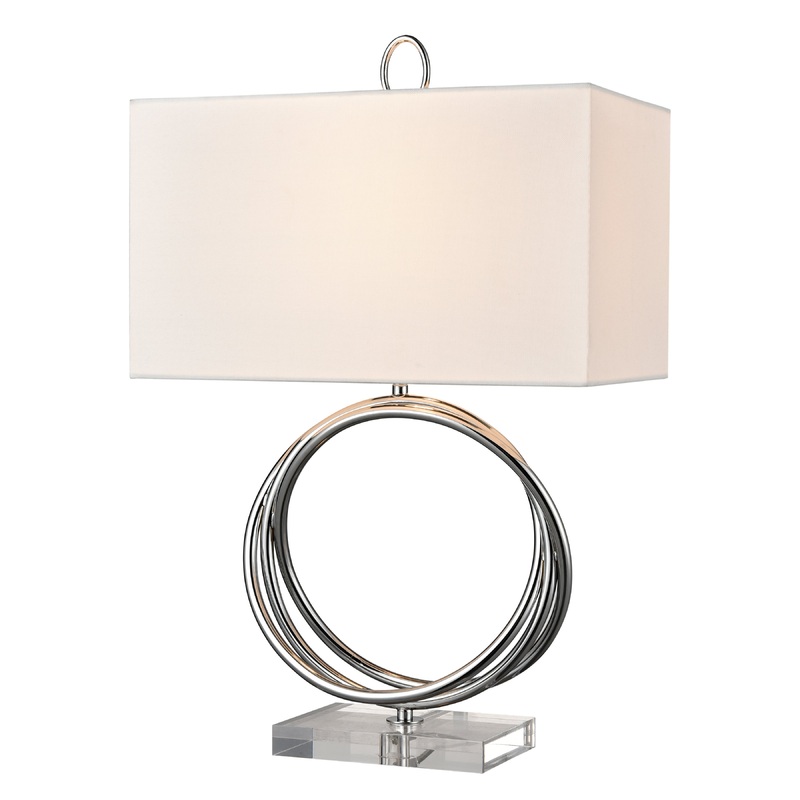 ELK SIGNATURE H0019-8557 Eero 24'' High 1-Light Table Lamp - Chrome