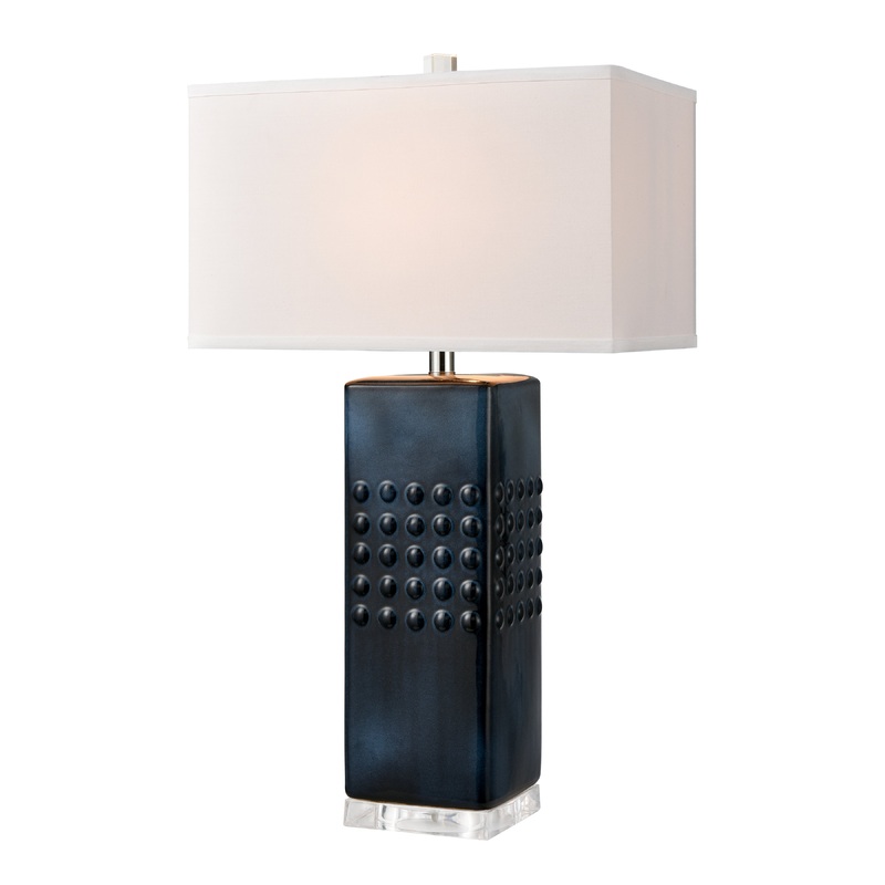 ELK SIGNATURE H019-7223 Easdale 30'' High 1-Light Table Lamp - Navy