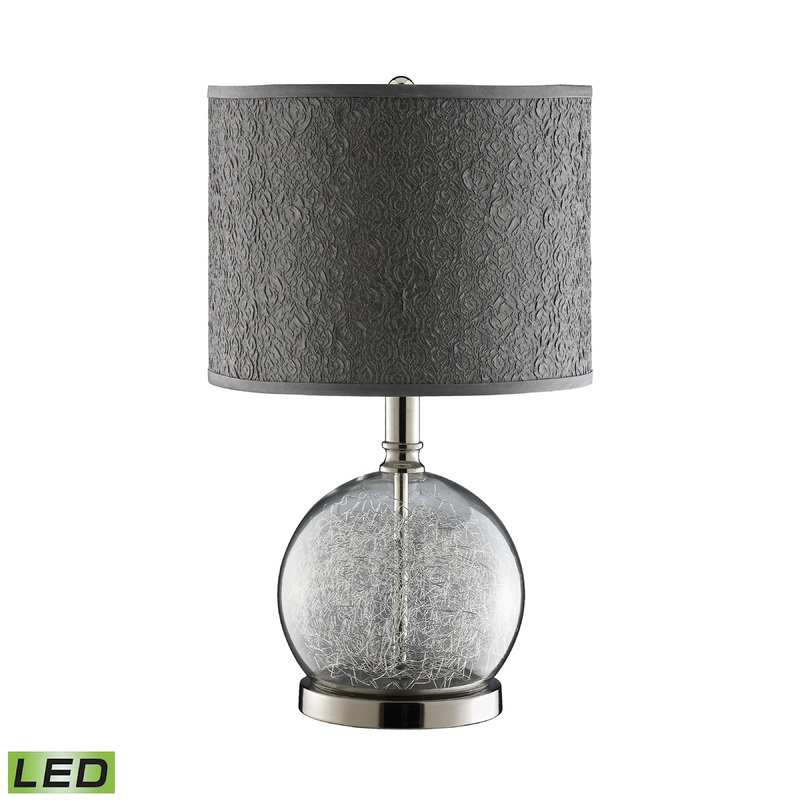 ELK STUDIO 94732-LED Filament 22'' High 1-Light Table Lamp - Chrome - Includes LED Bulb