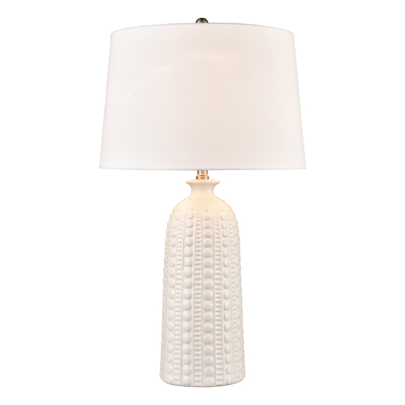 ELK STUDIO S0019-8581 Marcia 30'' High 1-Light Table Lamp - White