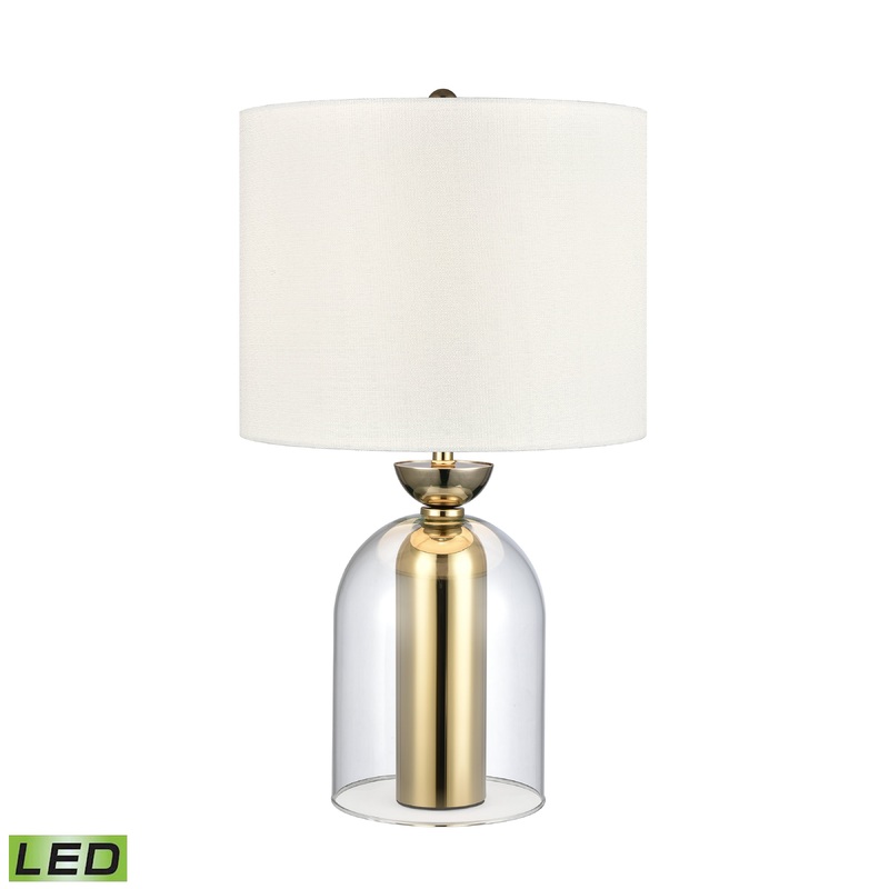 ELK STUDIO S0019-9506-LED Park Plaza 21'' High 1-Light Table Lamp - Clear - Includes LED Bulb