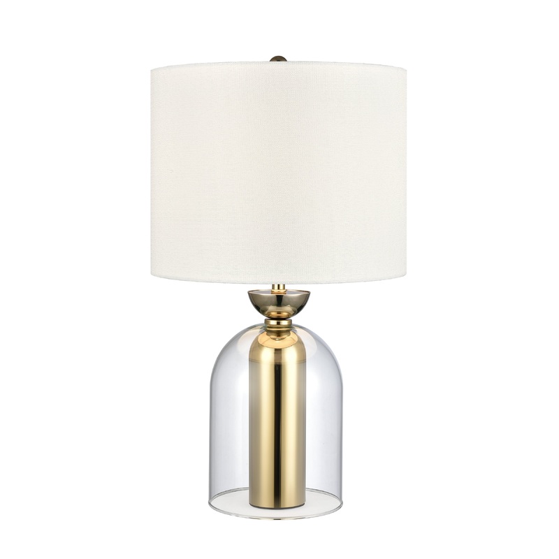 ELK STUDIO S0019-9506 Park Plaza 21'' High 1-Light Table Lamp - Clear