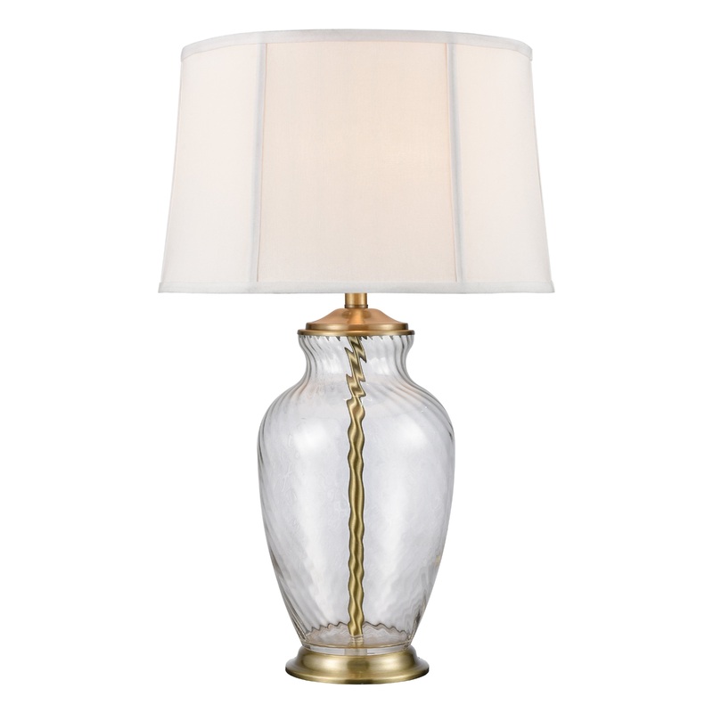 MARKETPLACE 77175 Remmy 28'' High 1-Light Table Lamp - Antique Brass