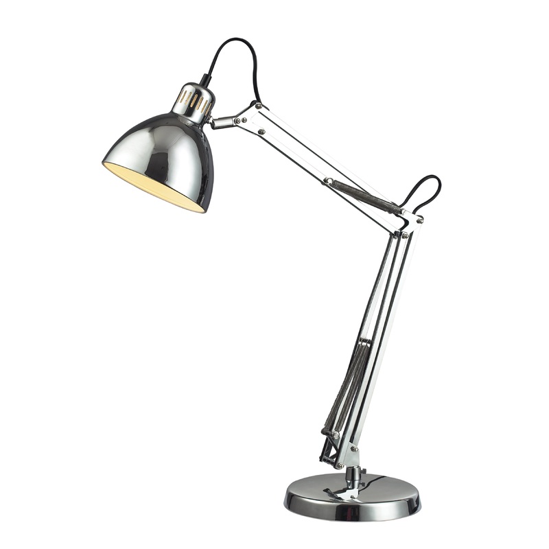 ELK SIGNATURE D2176 Ingelside 26'' High 1-Light Desk Lamp - Chrome