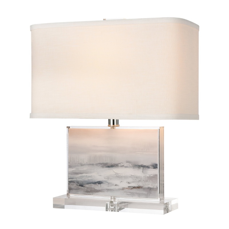 ELK SIGNATURE H0019-8067 Barnes 18'' High 1-Light Table Lamp - Gray