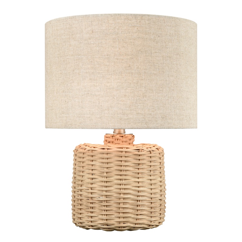 ELK STUDIO S0019-8019 Roscoe 18'' High 1-Light Table Lamp - Natural