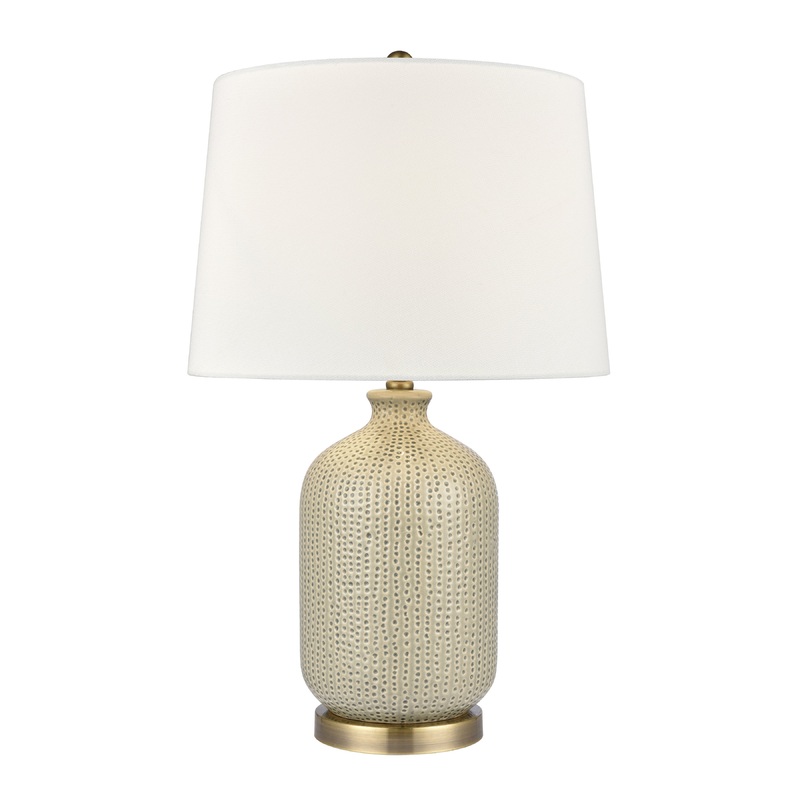 ELK STUDIO S0019-9487 Neyland Park 27'' High 1-Light Table Lamp - Gray